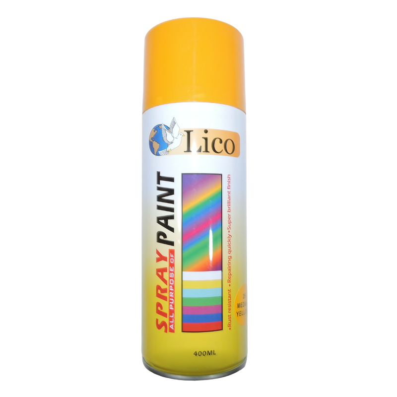 Pintura Spray Lico Amarillo Sol 25 (UNIDAD)