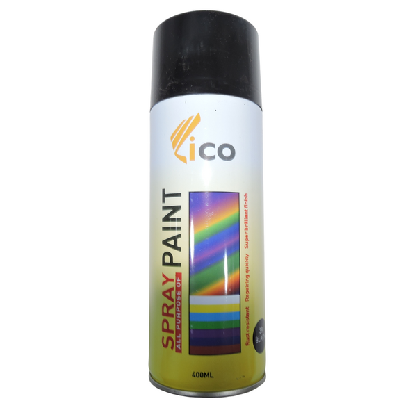 Pintura Spray Lico Negro con Brillo 39 (UNIDAD)