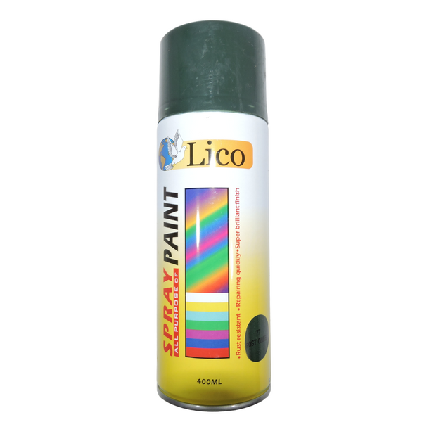 Pintura Spray Lico Verde Oscuro 77 (UNIDAD)