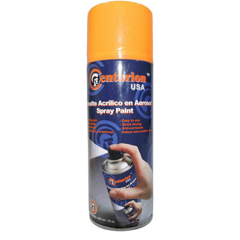 Pintura Spray Centurion Fluorecente Amarillo Naranja 1011 (UNIDAD)