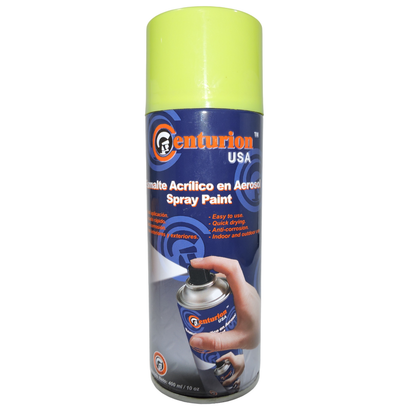 Pintura Spray Centurion Fluorecente Amarillo 1005 (UNIDAD)