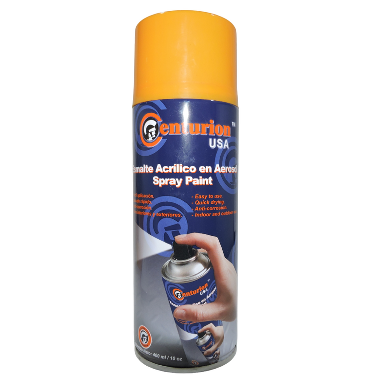 Pintura Spray Centurion N. Amarillo Naranja Ingenieria 671 (UNIDAD)