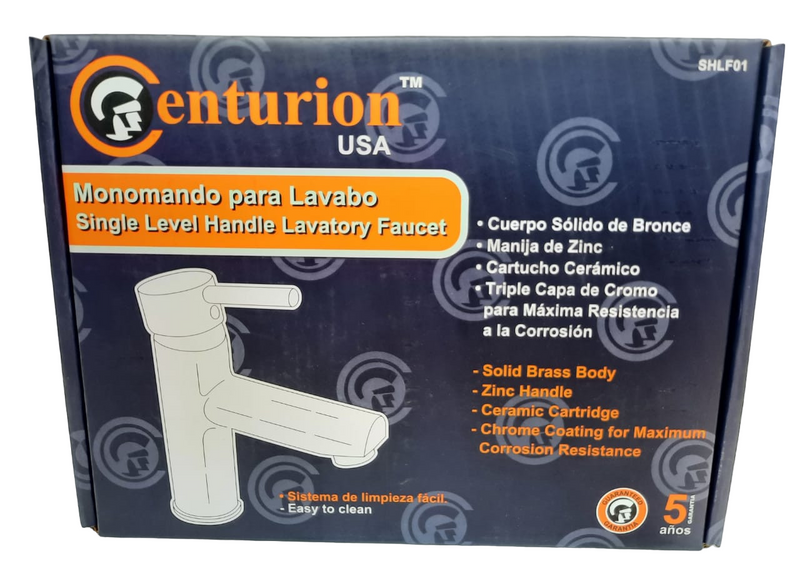 Llave Mezcladora para Lavamanos Mono Centurion Shlf01 (UNIDAD)