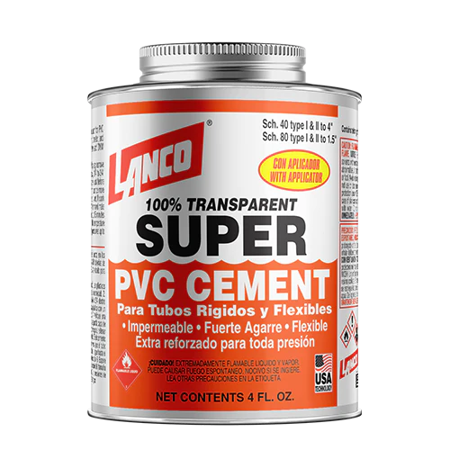 Cemento Pvc Lanco Clear 4 Onz. (UNIDAD)