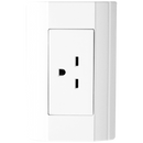 Toma Corriente Sencillo Blanco 220V Kolny 3400-08 (UNIDAD)