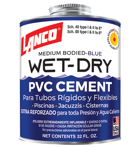 Cemento Pvc Lanco Azul 16 Onz. (UNIDAD)