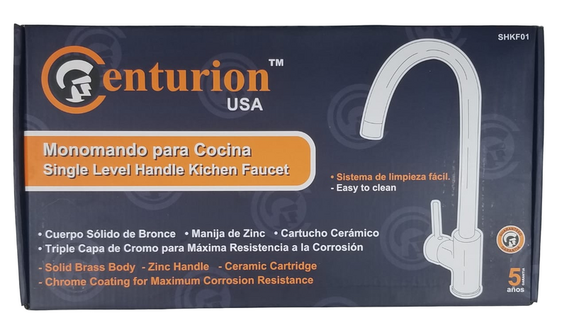 Llave Mezcladora para Fregadero Mono Centurion Shkf01 (UNIDAD)