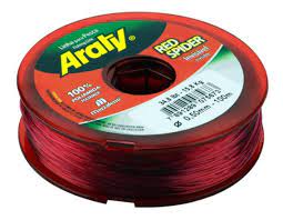 Araty Hilo Nylon Red Spider 100Mt 0.25Mm (ROLLITO)