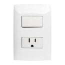 Toma Corriente + Interruptor U08 T/Leviton (UNIDAD)