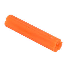 Tarugos Plastico Naranja 3/8 X 2-1/2 (UNIDAD)