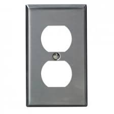 Tapa 2 X 4 Metal para Tomacorriente Doble (UNIDAD)