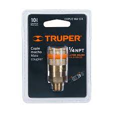 Acople Macho Truper Cople-Ma-1/4 (UNIDAD)