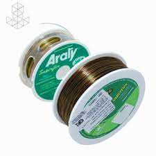 Araty Hilo Nylon Superflex 100Mt 0.30Mm Oro (ROLLITO)