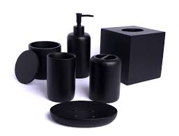 Accesorios para Baño 6/1 Negro 152003 Viqua (UNIDAD)