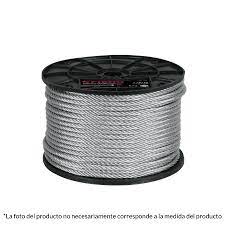 Cable De Acero 3/16 Galv. Recubierto (UNIDAD)