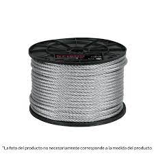 Cable De Acero 1/8 Fiero Galv. (PIES)