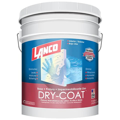 Impermeabilizante Dry Coat Blanco Lanco (CUBETA)