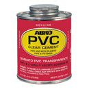 Cemento Pvc Abro Clear 16 Onz. (UNIDAD)