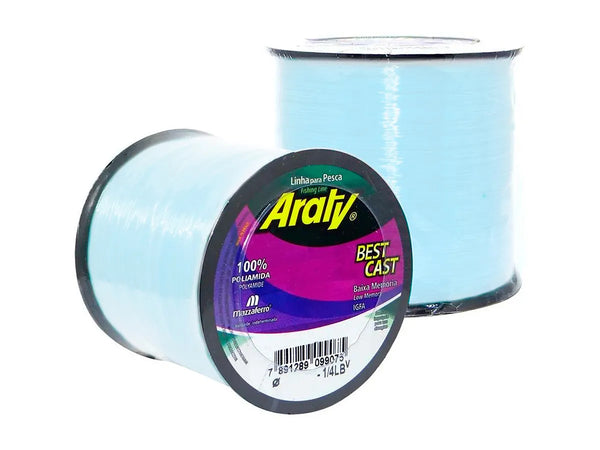 Araty Hilo Nylon Best Cast 500- 0.35Mm Azulado (Unidad)