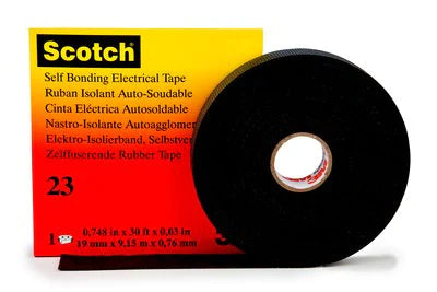 Tape eléctrico 3M Scotch 23 De Goma (3/4 X 30) (UNIDAD)